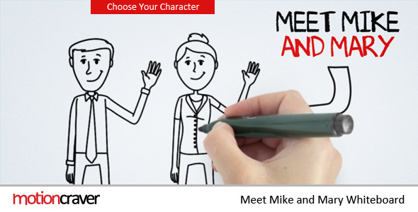 Videohive Meet Mike&Mary Whiteboard