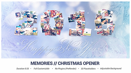Videohive Memories - Christmas Opener 13750823