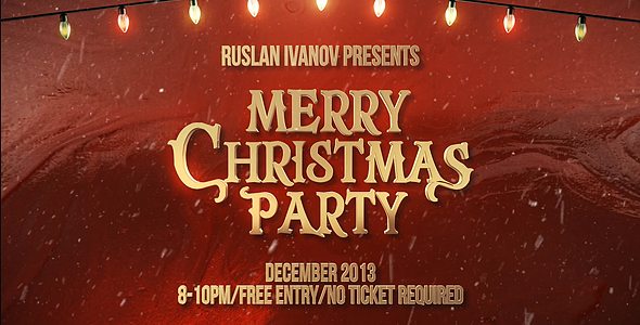 Videohive Merry Christmas Party Teaser 6202747