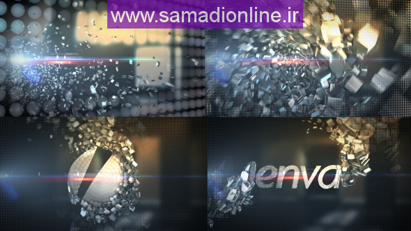 Videohive Metallic Crystal Logo Text Reveal 6502180