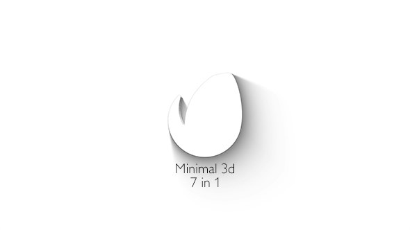 Videohive Minimal 3d - Elegant Logo Reveal 14167191
