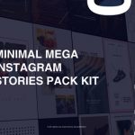 Videohive Minimal Mega Instagram Stories Pack Kit 22393686
