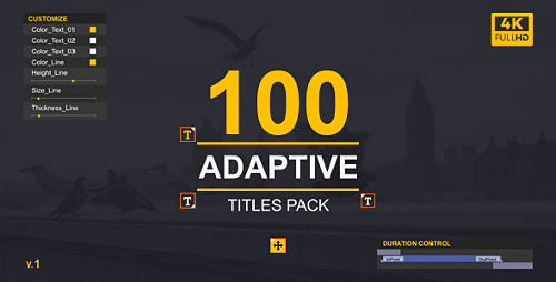 Videohive MoType Adaptive Titles Pack 19813440