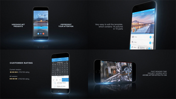 Videohive Mobile App Promo Kit 10353353