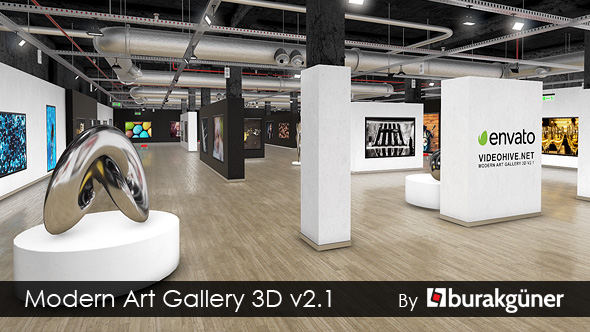 Videohive Modern Art Gallery 3D v2.1 15929195