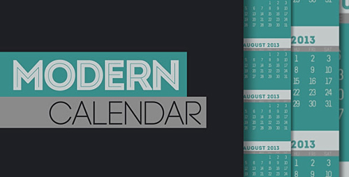 Videohive Modern Calendar