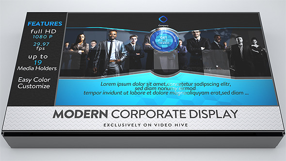 Videohive Modern Corporate Display 8418033