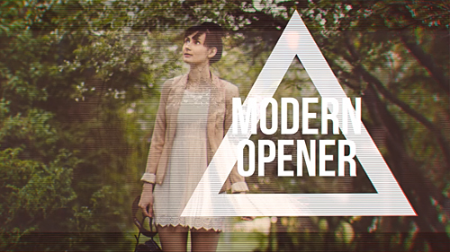 Videohive Modern Fashion Opener - Fast Glitch Slideshow 17273819
