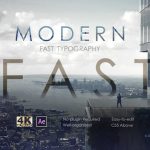 Videohive Modern Fast Typography 21639977
