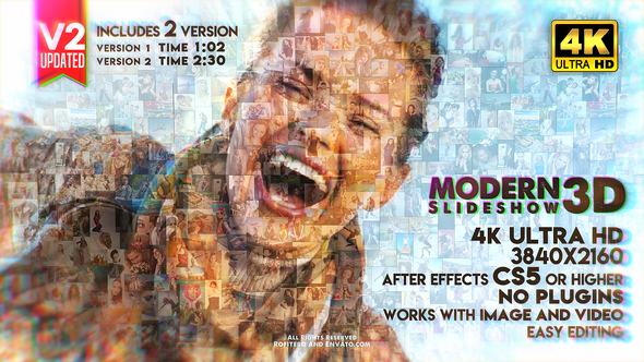 Videohive Modern Slideshow 3D 22607451