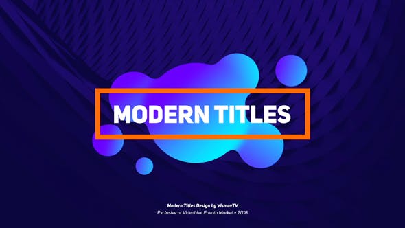 Videohive Modern Titles Design 21425930