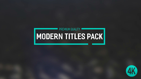Videohive Modern Titles Pack 2 18713058