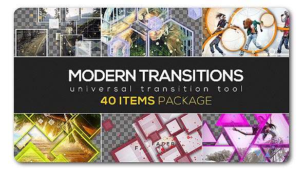 Videohive Modern Transition Pack  40 items 19830451