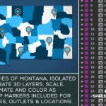 Videohive Montana Map Kit 20871687