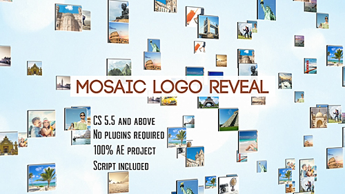 Videohive Mosaic Logo Reveal 19756238