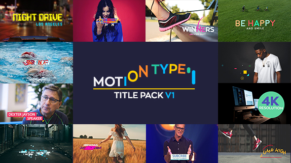 Videohive Motion Type - Titles Pack 20825273