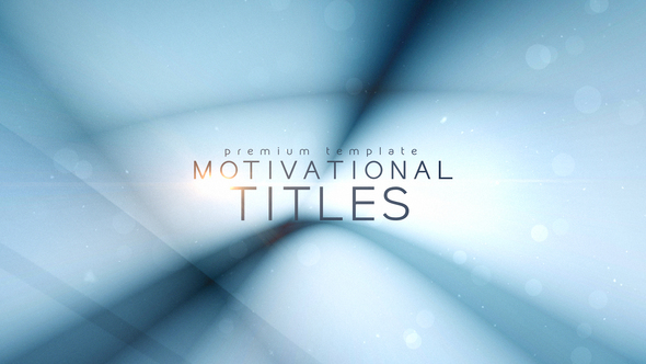 Videohive Motivational Titles 21835670
