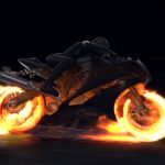 Videohive Motorcycle Fire Reveal 22659715