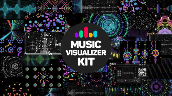 Videohive Music Visualizer Kit 13399700