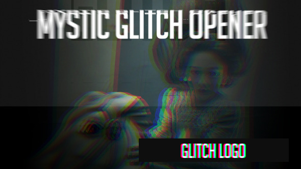 Videohive Mystic Glitch Opener - Logo Reveal 11924642