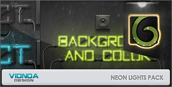 Videohive Neon Lights Pack 6474624