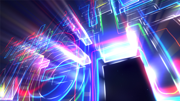 Videohive Neon Opener For Logos And Texts 3032806