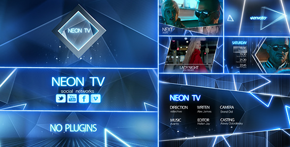 Videohive Neon TV 12318357