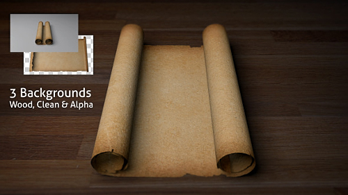 Videohive Old Scroll - Parchment (Blank)
