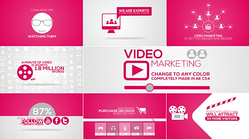 Videohive Online Video Marketing Intro 5239873