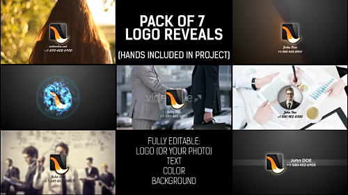 Videohive Pack of Hand Logo
