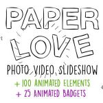 Videohive Paper Love Photo Video Slideshow 10734754