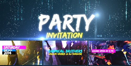 Videohive Party Invitation