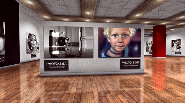 Videohive Photo Art Gallery 3D 8892910