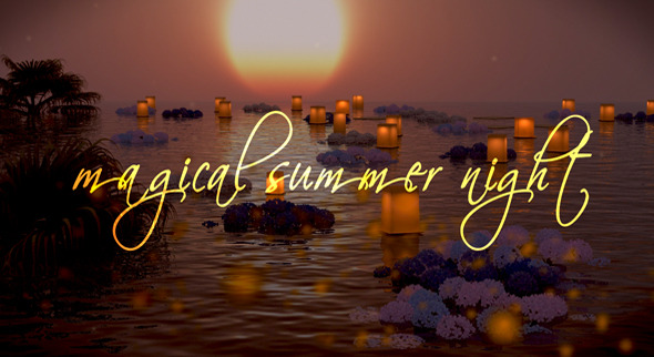 Videohive Photo Gallery On A Magical Summer Night