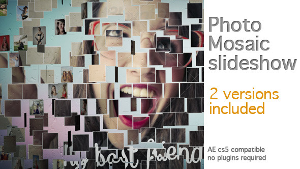 Videohive Photo Mosaic Slideshow 8100586