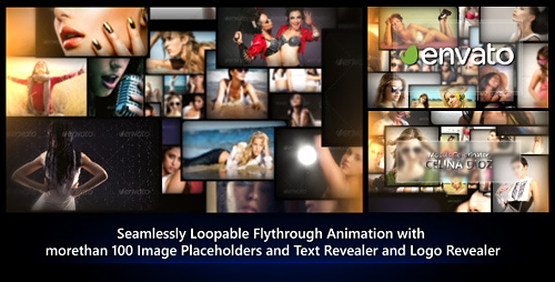 Videohive Photos Galaxy - Loopable Flythrough Animation 8192453
