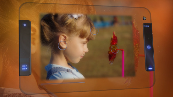 Videohive Photosession With Transparent Tablet 4820093
