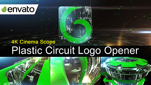 Videohive Plastic Circuit Logo Opener - Element 3D 18926257