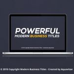 Videohive Powerful Modern Business Titles 11306639