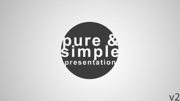 Videohive Pure and Simple - Presentation 6168362