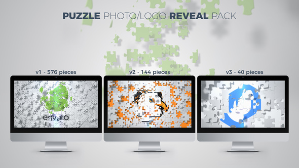 Videohive Puzzle Photo Logo Reveal Pack 20946617