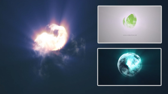 Videohive Quick Abstract Colorful Smoke Vortex - Logo Reveal 7974431