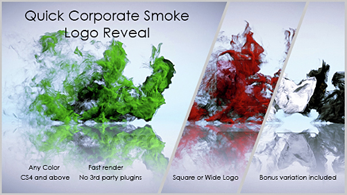 Videohive Quick Corporate Smoke Logo Reveal 14621153