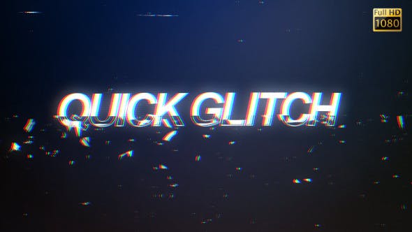 Videohive Quick Glitch 12156216
