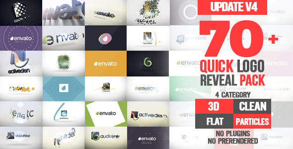 Videohive Quick Logo Reveal Pack 10399896