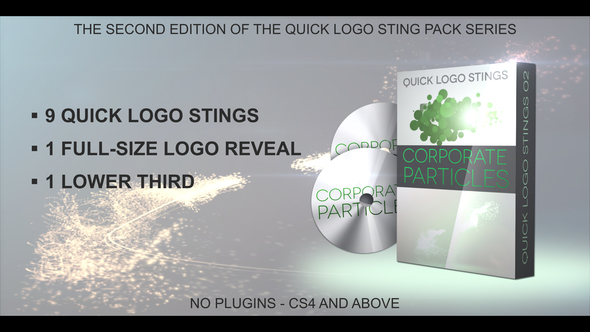 Videohive Quick Logo Sting Pack 02 Corporate Particles 5464584