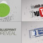 Videohive Radial BluePrint Logo Reveal 15651022