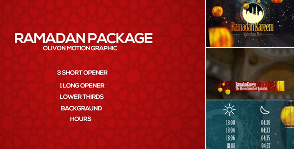 Videohive Ramadan Package 15812745