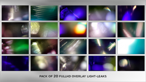Videohive Real Elegance Light Leaks (20-Pack) 2879098