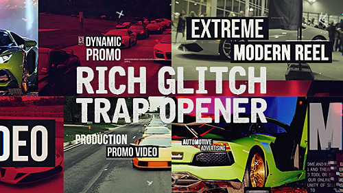 Videohive Rich Glitch Trap Opener